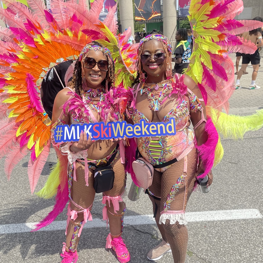 Parade fun in costumes